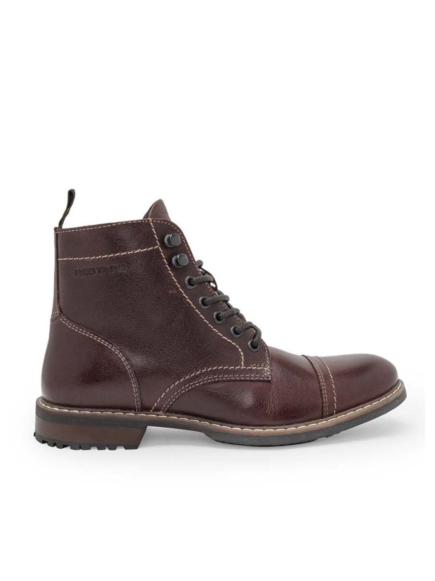 Red Tape Men's Cherry Derby Boots
