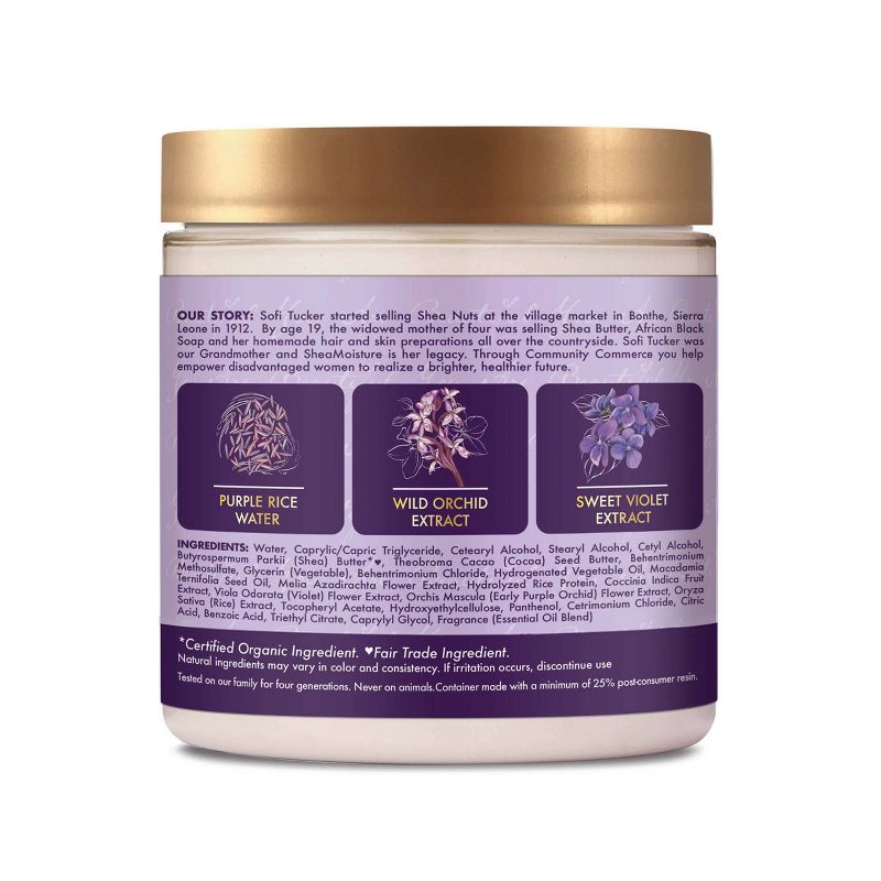 SheaMoisture Strength + Color Care Treatment Masque with Purple Rice Water - 8oz