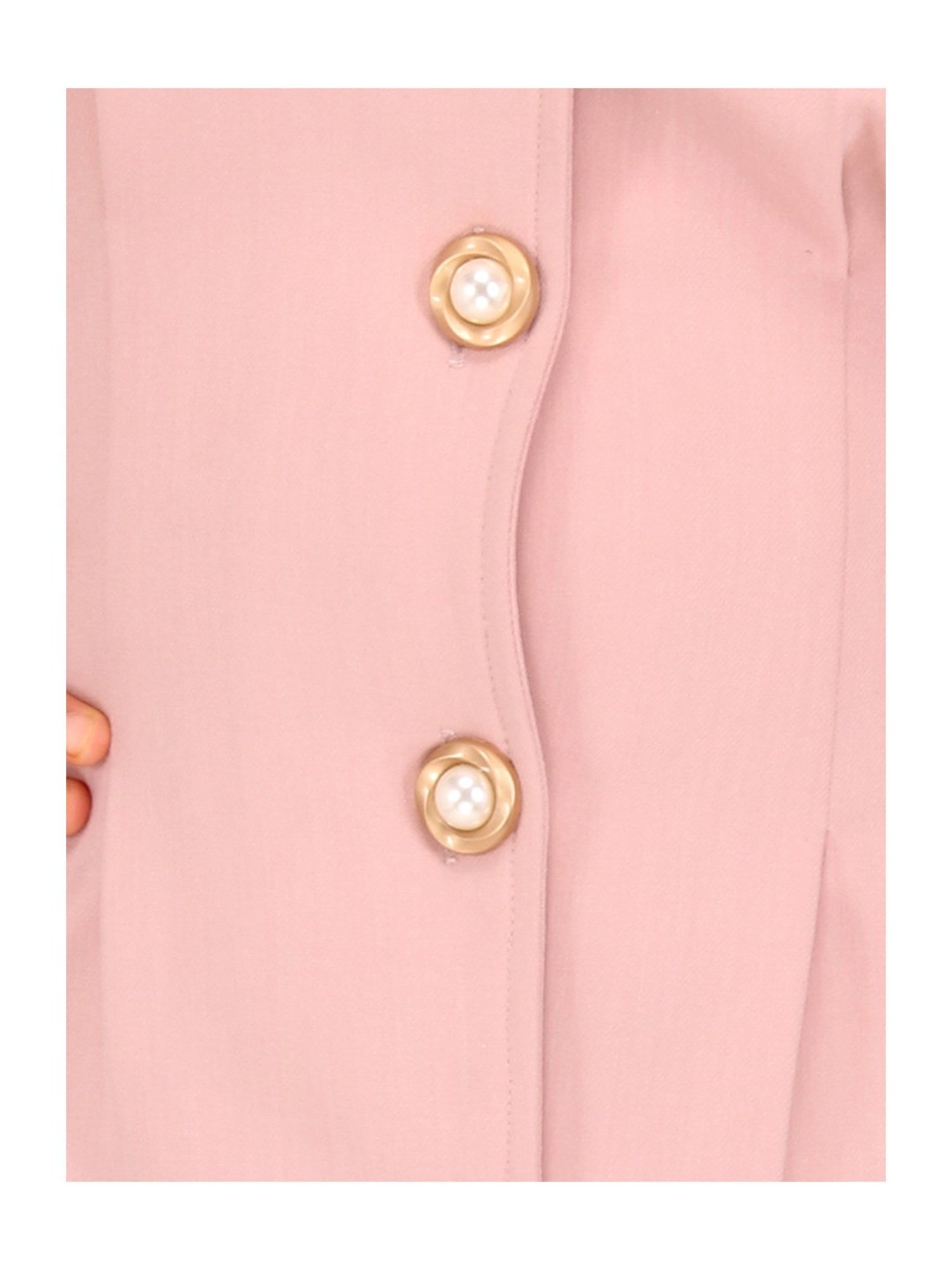 Cutecumber Kids Dusty Pink Embellished Full Sleeves Dress