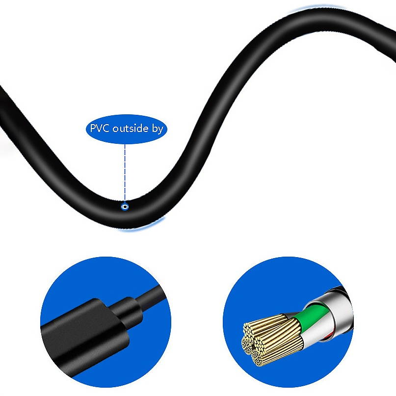 JORINDO Type-C Male Charging Cable for DC 2.5 x 0.7mm Laptop Plug PD Fast Charging Cable Type-C to 2507 Power Cord