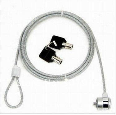 5.9ft/1.8m Laptop Notebook PC Lock Security 2 Keys Anti-theft Security Chain Cable