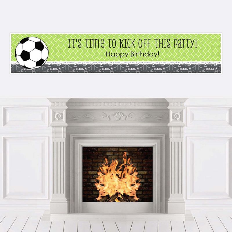 Big Dot of Happiness Two Much Fun - Boy - 2nd Happy Birthday Decorations Party Banner