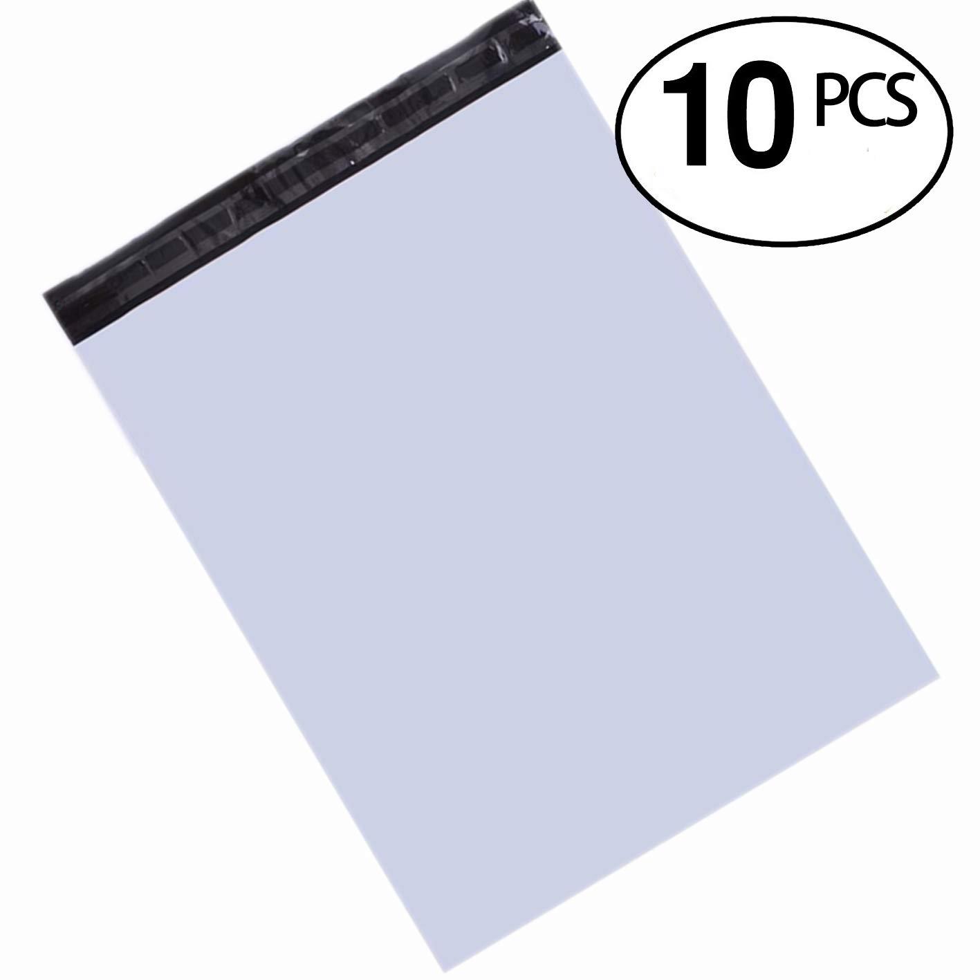 23.5x30 Jumbo Poly Mailers Envelopes Bags with Self-Sealing Strip White Shipping Bags (10 Pack)