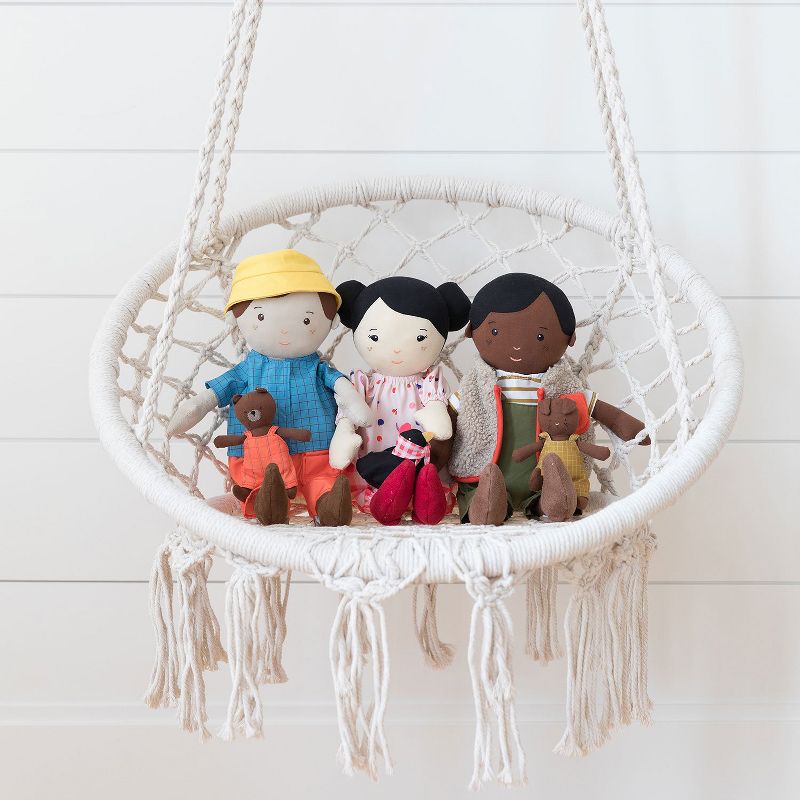 Manhattan Toy Playdate Friends Nico Machine Washable and Dryer Safe 14 Inch Doll with Mini Rooster Stuffed Animal