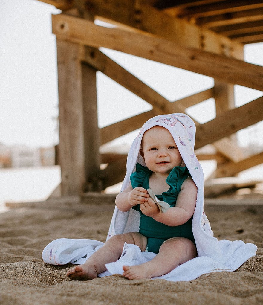 Copper Pearl Baby Girls Enchanted Hooded Towel