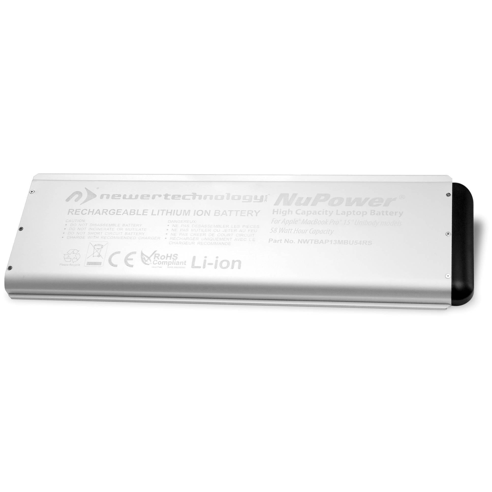 Newer Tech Nwtbap15mbu54rs Macbook Pro(r) 15 Unibody Replacement Battery