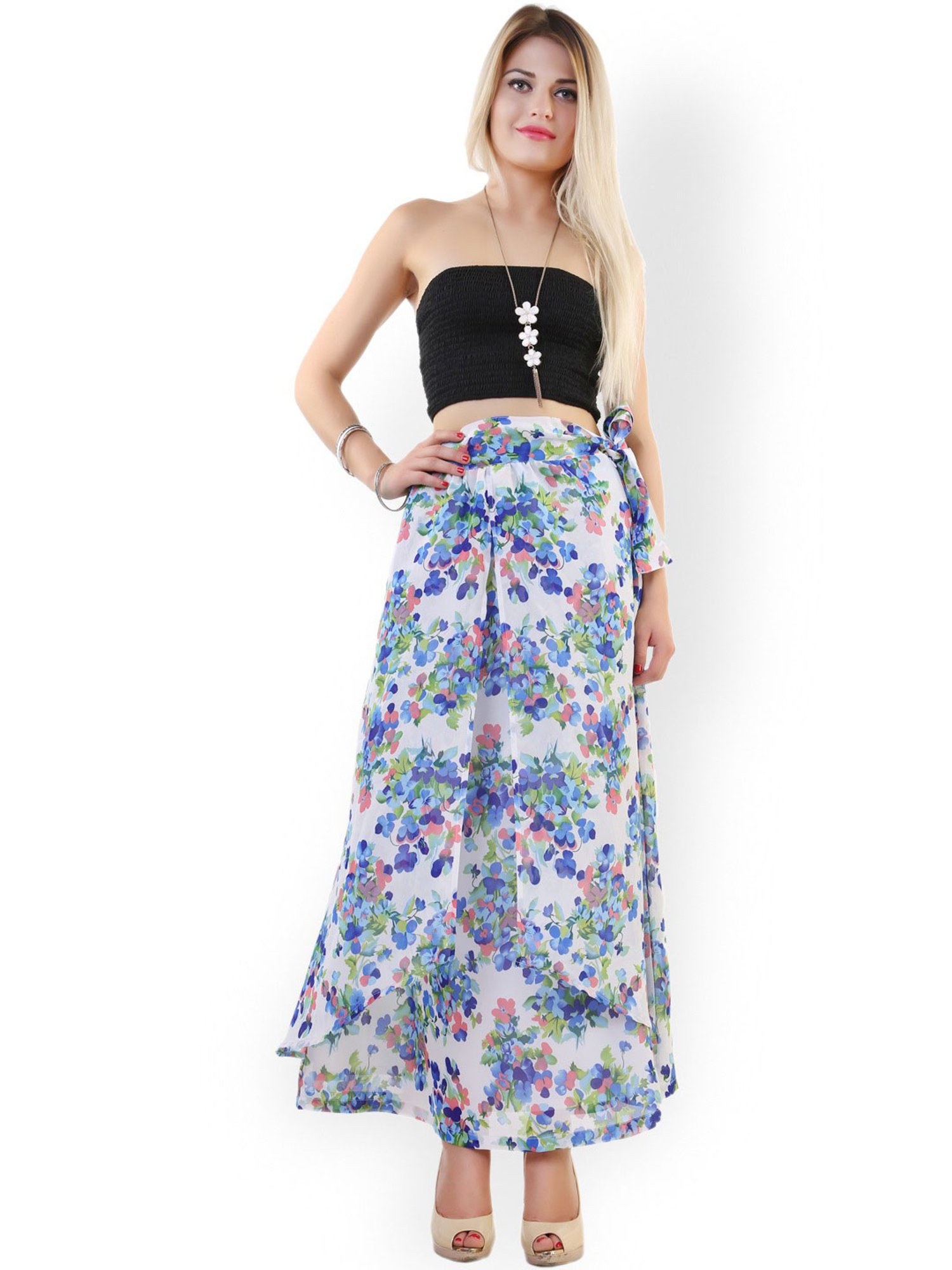 Belle Fille Multicolor Printed Skirt