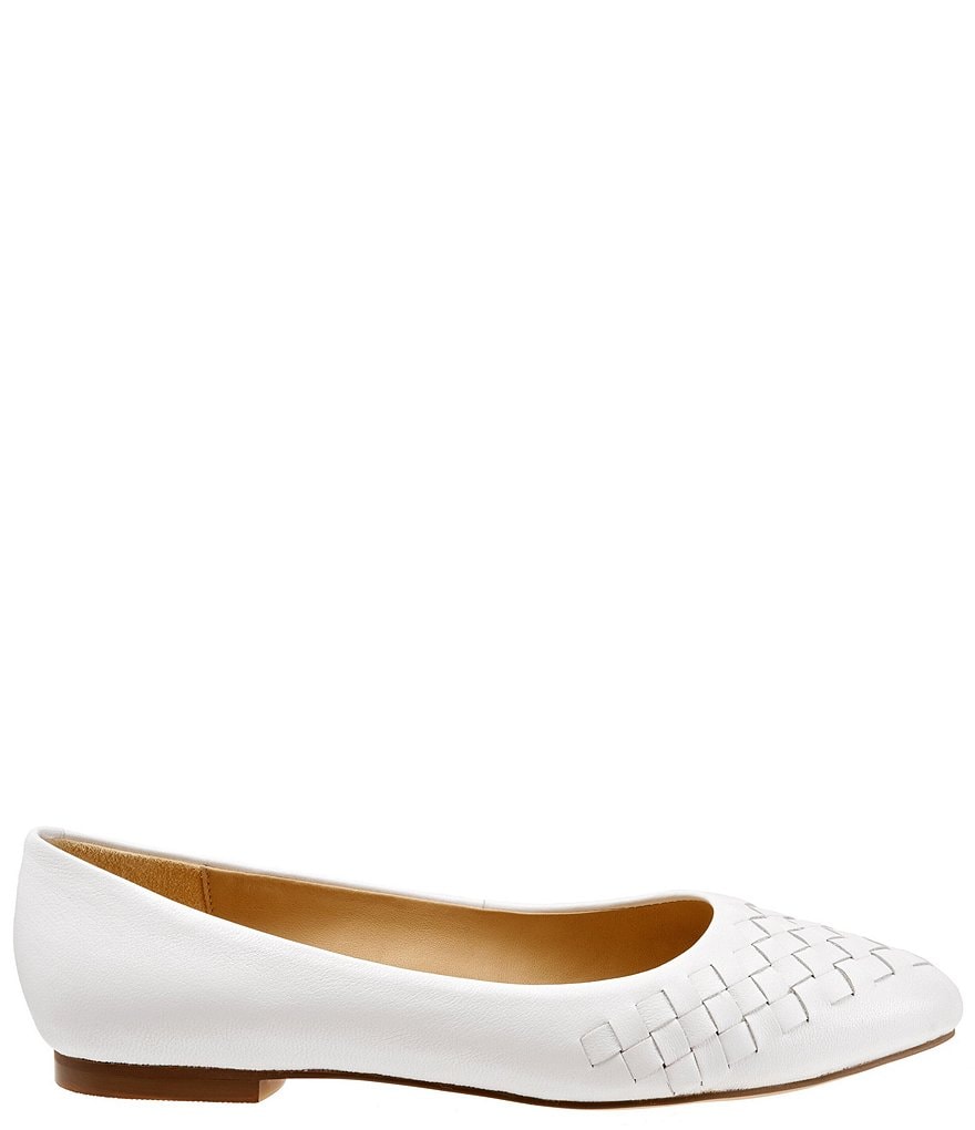Trotters Estee Woven Leather Flats