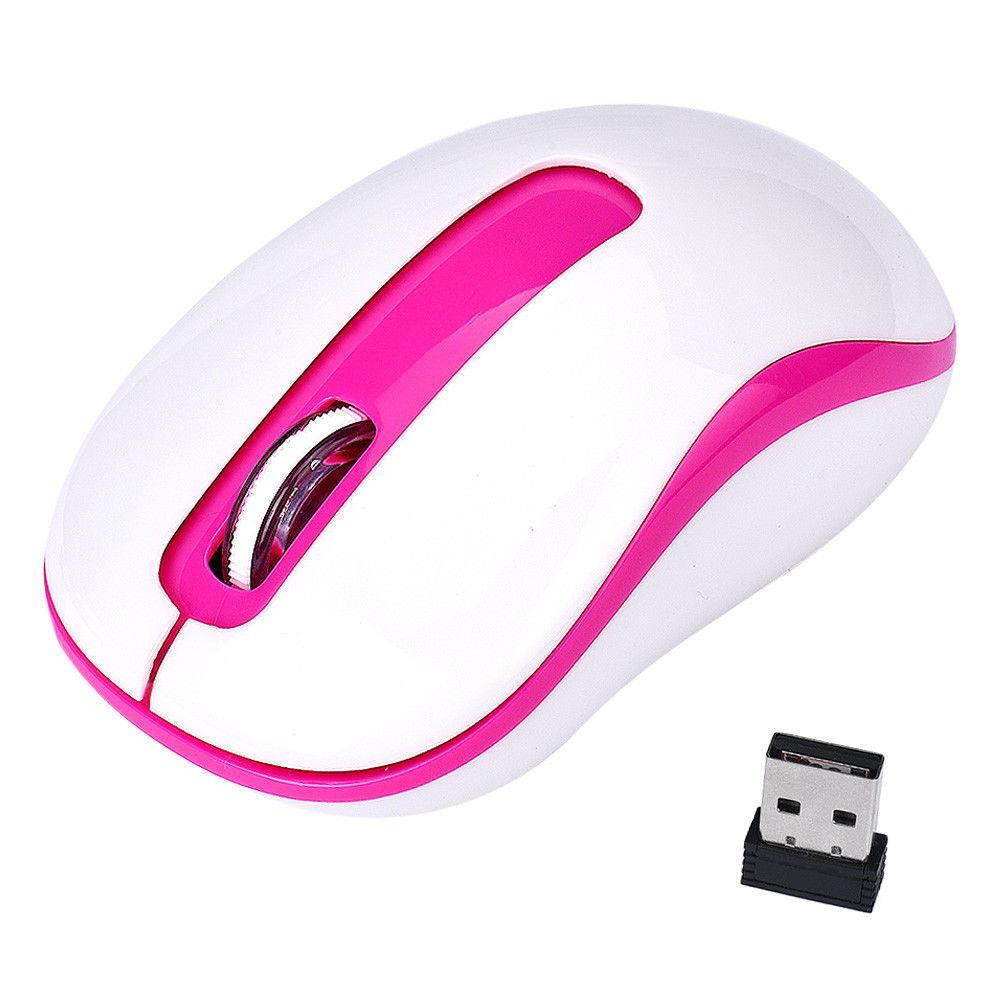 Stylish 2.4G 1600DPI Optical Mini Wireless USB Mouse Mice For Computer Laptop PC