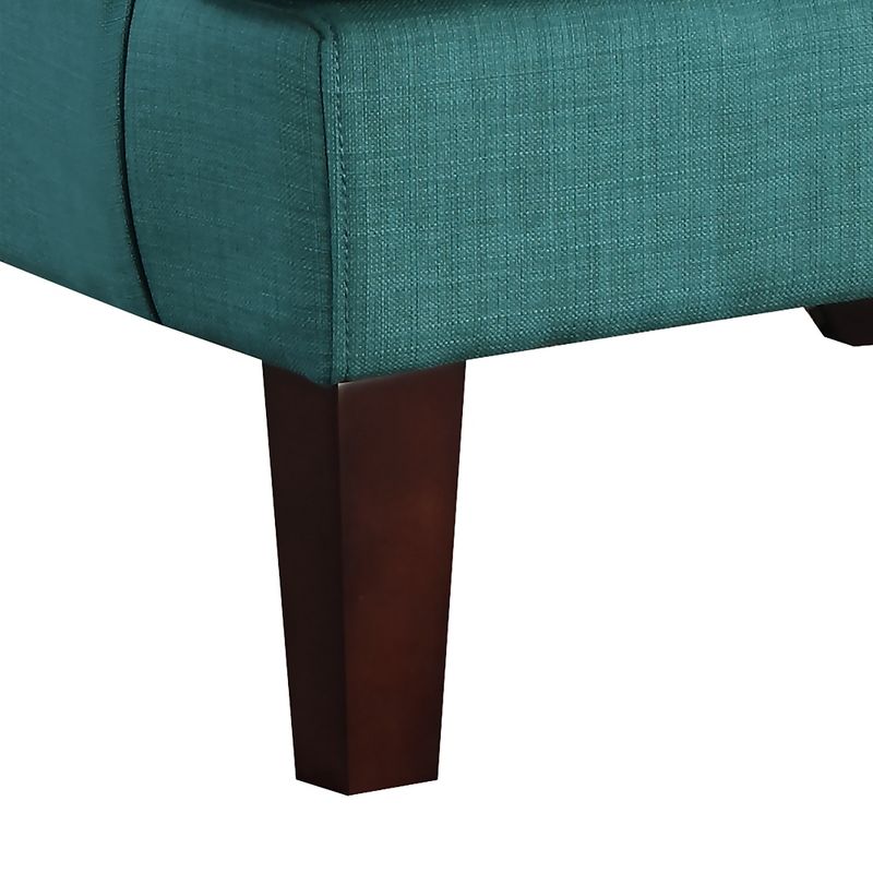Karson High Back Upholstered Chair Teal - Picket House Furnishings