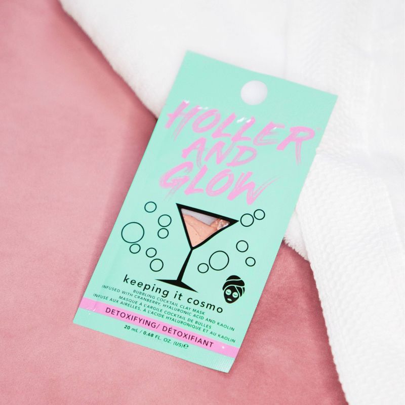 Holler and Glow Keeping It Cosmo Fizzing Clay Mask - 0.68 fl oz