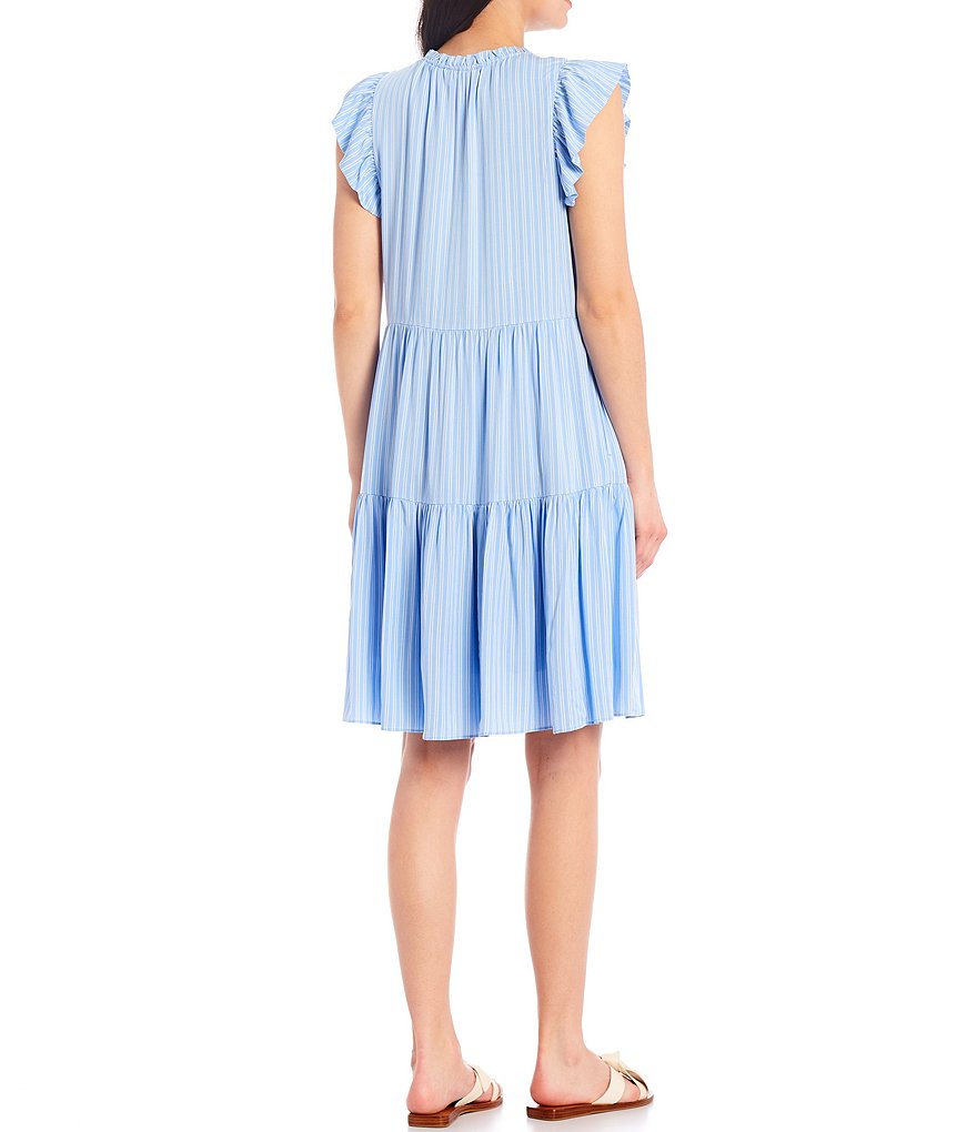 A Loves A Tiered Ruffle Swing Dress
