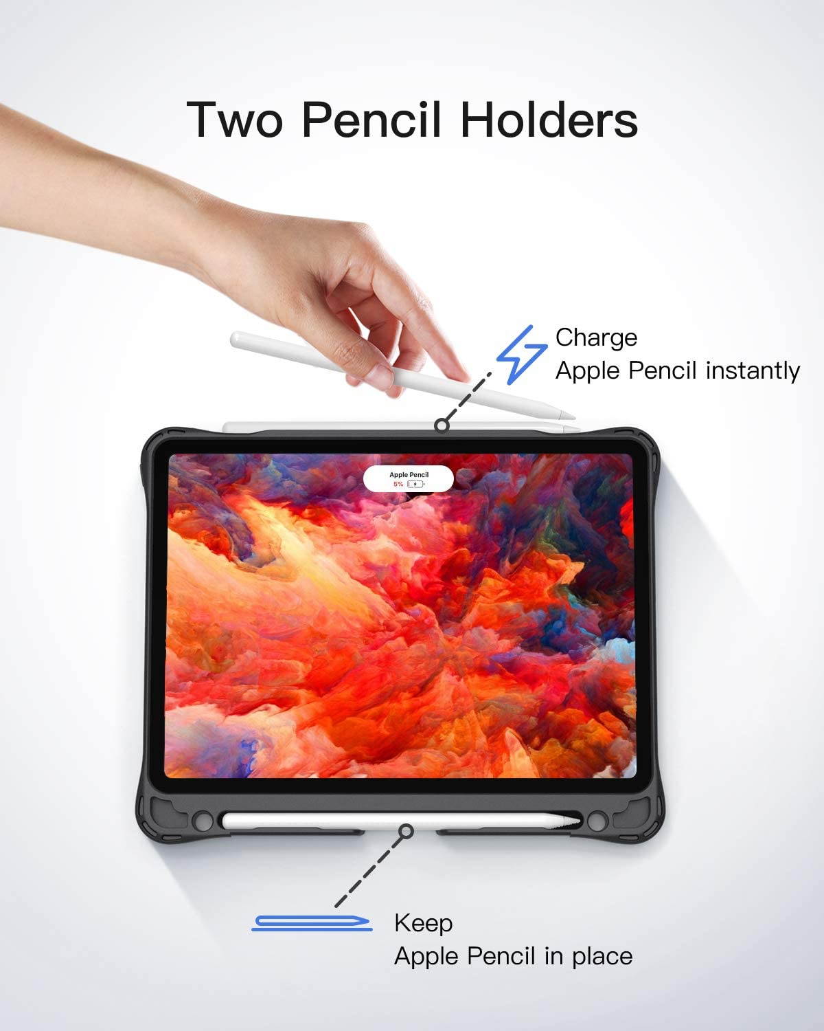 Inateck iPad Case for 11 Inch iPad Pro 2018, Rugged iPad Cover, Smart TPU Cover Case, KB03003