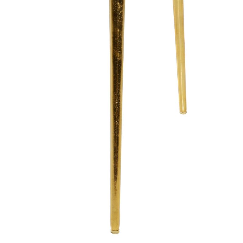 Coastal Aluminum Accent Table Gold - Venus Williams Collection