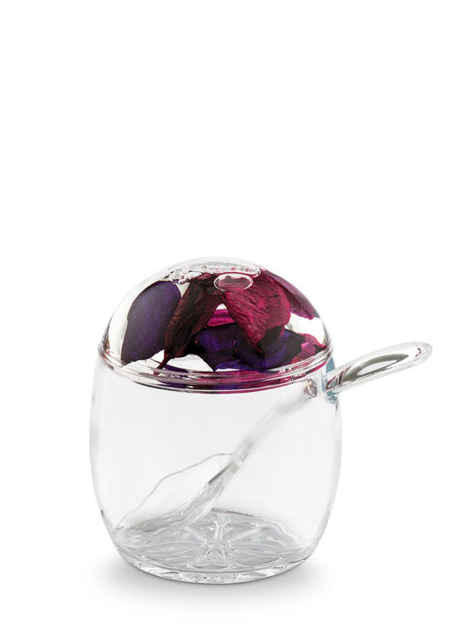 Freelance Purple Acrylic Set of 3 Jars and Container