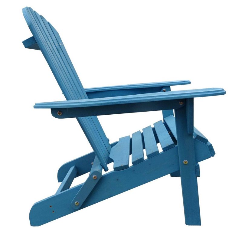 4pc Oceanic Adirondack Chairs - Sky Blue - W Unlimited