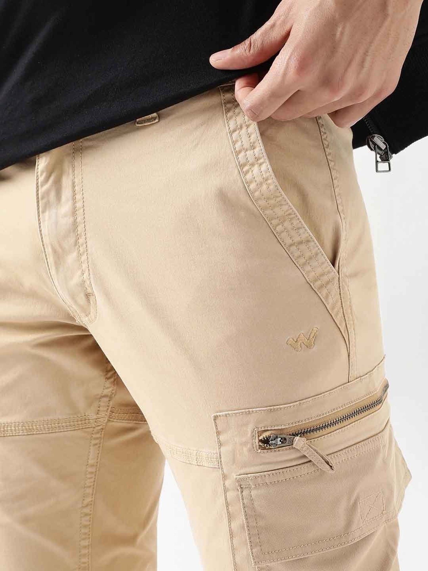 Wildcraft Khaki Regular Fit Cargos