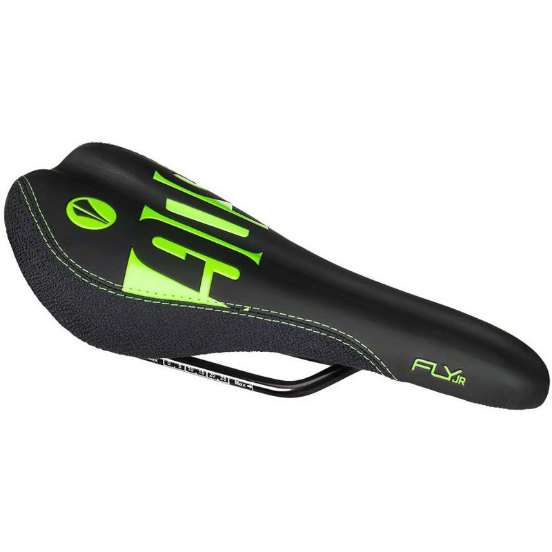 SDG Fly Jr Saddle - Neon Green/Black