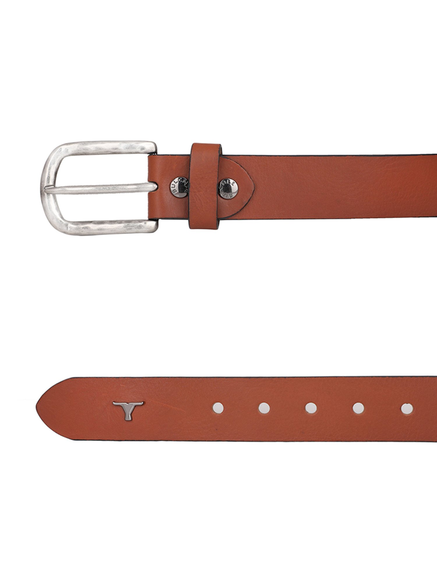 BULCHEE Tan Leather Casual Belt for Men