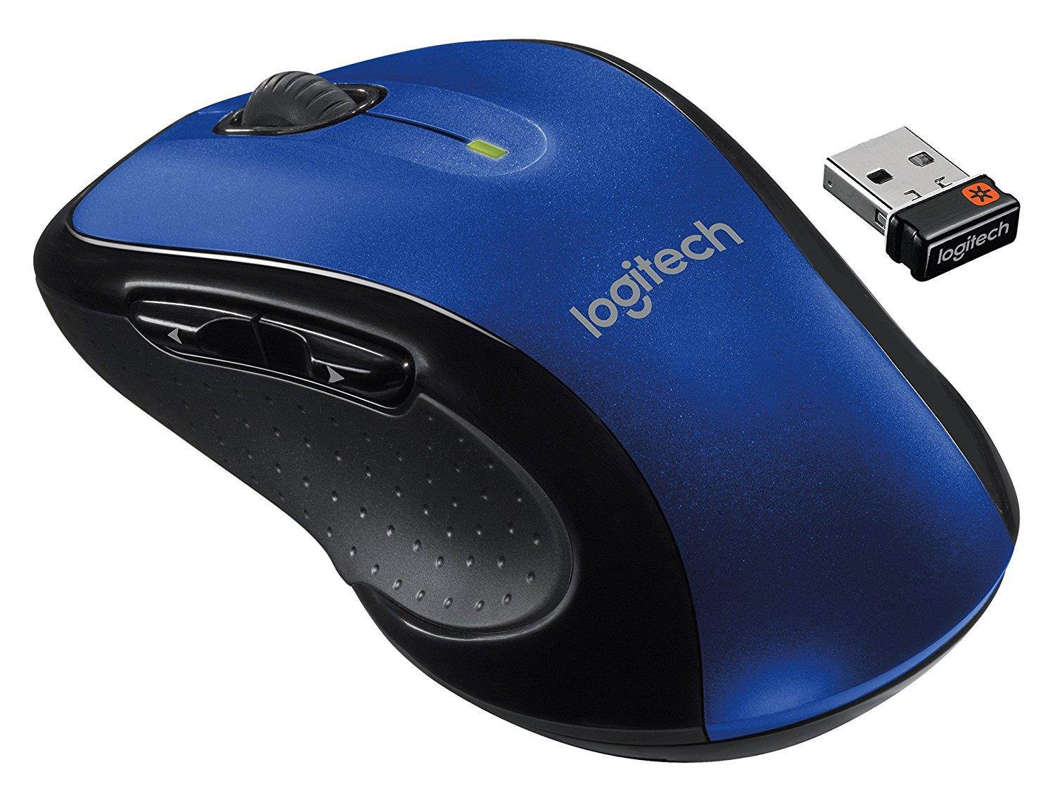 Logitech M510 Wireless Mouse, Blue