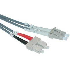 LC / SC, Multimode, Duplex Fiber Optic Cable, 50/125, 3 Meter
