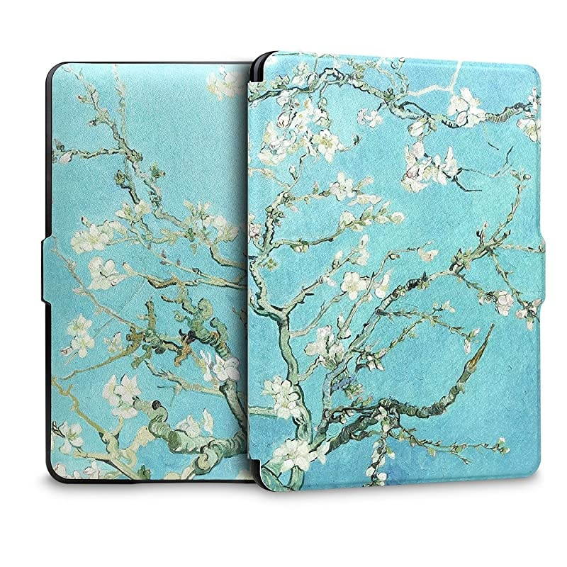 Case for Kindle Paperwhite Prior to 2018Model NoEY21 or DP75SDI PU Leather Case Smart Protective Cover Only Fits Old Generation Kindle Paperwhite Prior to 2018