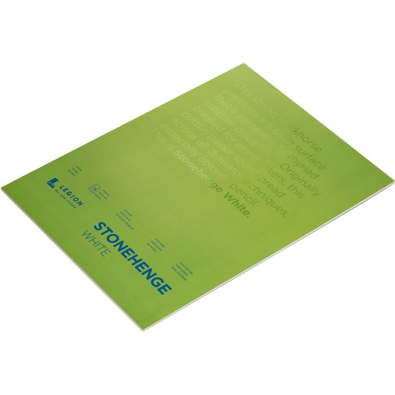 Stonehenge Paper Pad 18"X24" 15 Sheets/Pkg-White 90lb