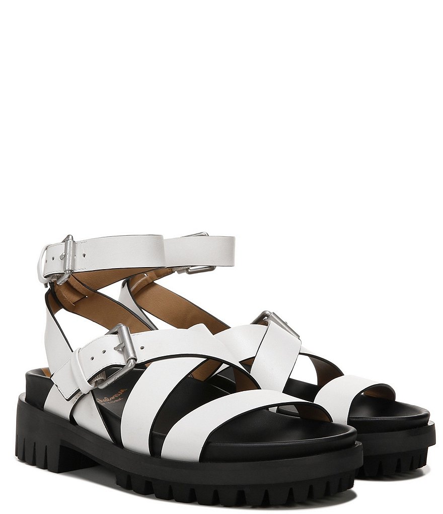 Sam Edelman Eleanora Leather Ankle Wrap Sandals