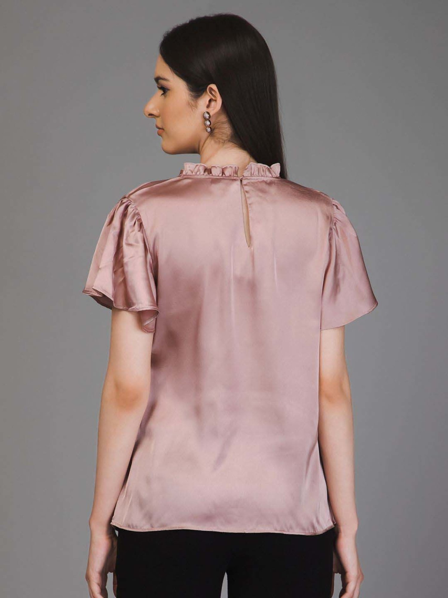 PURYS Pink Regular Fit Top