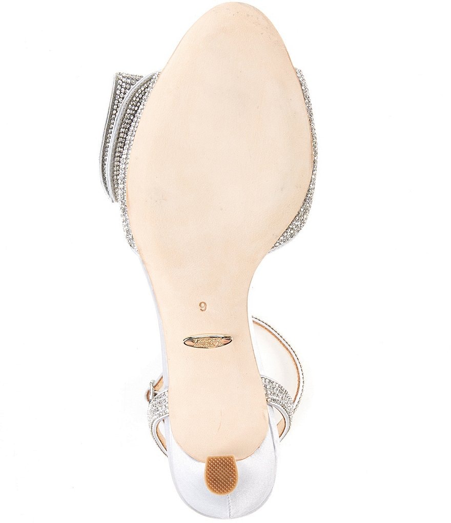 Badgley Mischka Remi Crystal Embellished Detail Dress Sandals