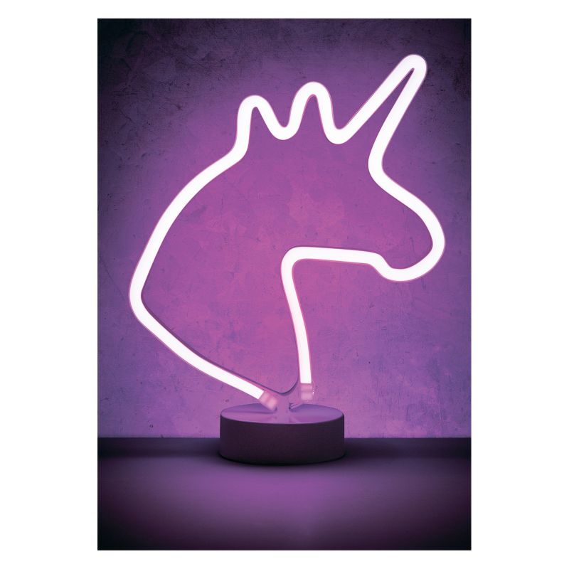 Unicorn 12" LED Novelty Table Lamp Purple - West & Arrow
