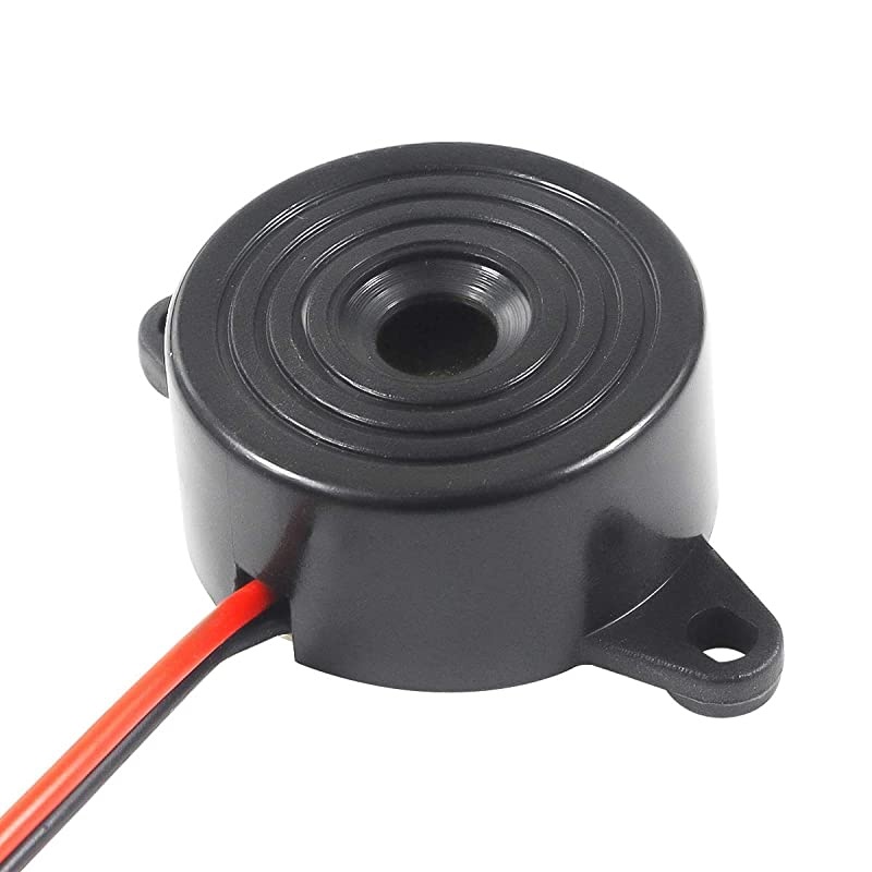 Active Piezo Buzzer 90 db with Industrial Audio Inside 2Wire Leads Electric Alarmer DC 324V 10Pcs