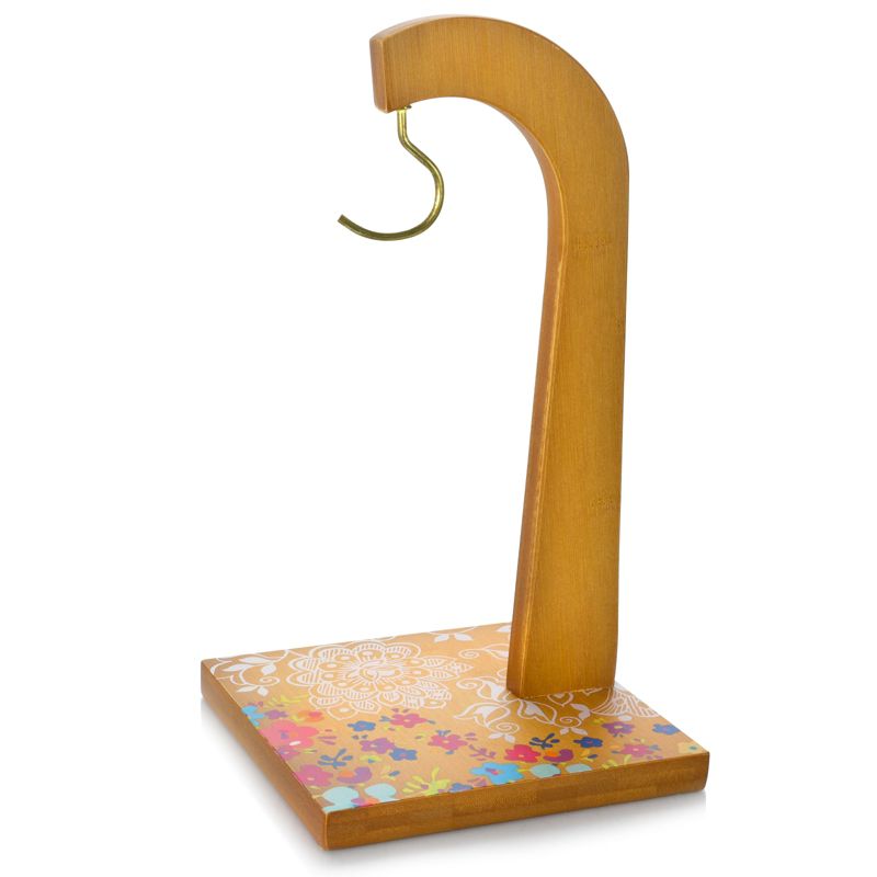 Spectrum Bloom Arched 2-Tier Steel Fruit Server - Satin Nickel