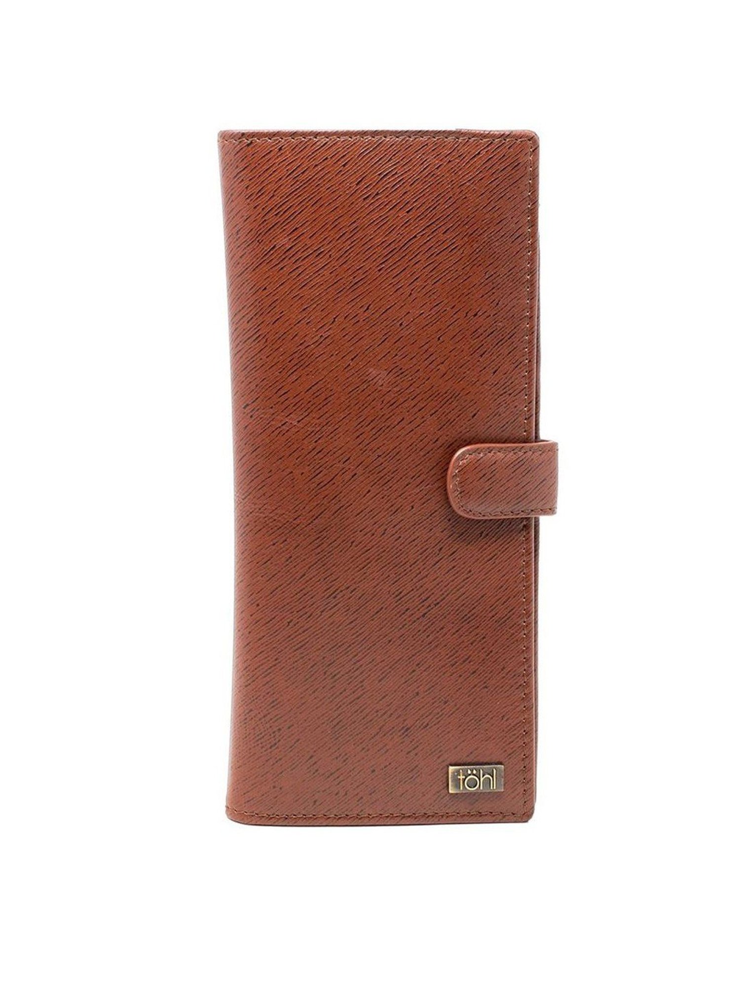 Tohl Tan Casual Leather Bi-Fold Wallet for Men