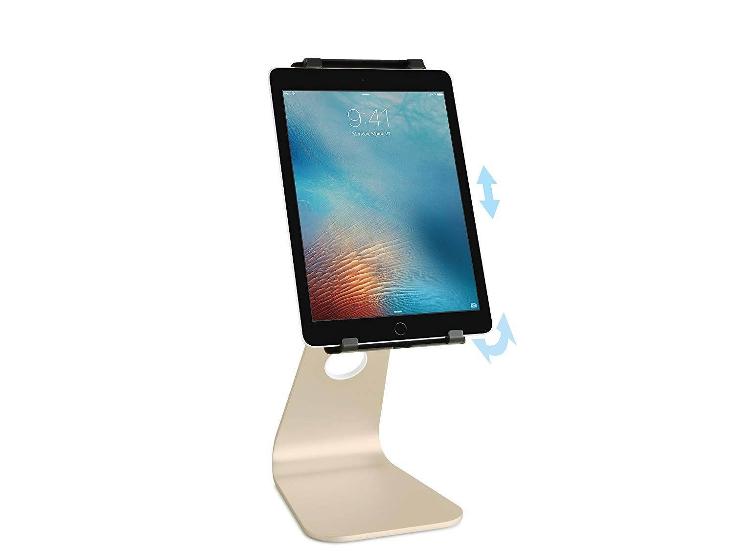 Rain Design mStand iPad/iPhone Stand Series - mStand Tabletpro 9.7" and 10.5" (iPad Pro/Air), Gold