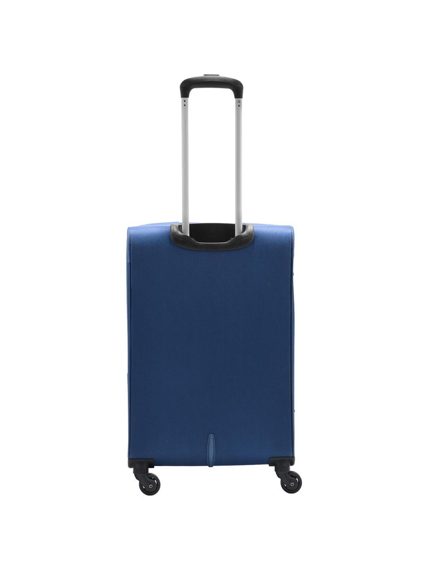 Aristocrat Dark Blue Solid Soft Medium Trolley Bag - 28 cm