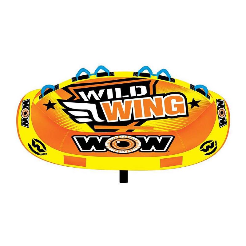 World of Watersports 18-1130 Wild Wing 2 Rider Inflatable Towable Tube, Red
