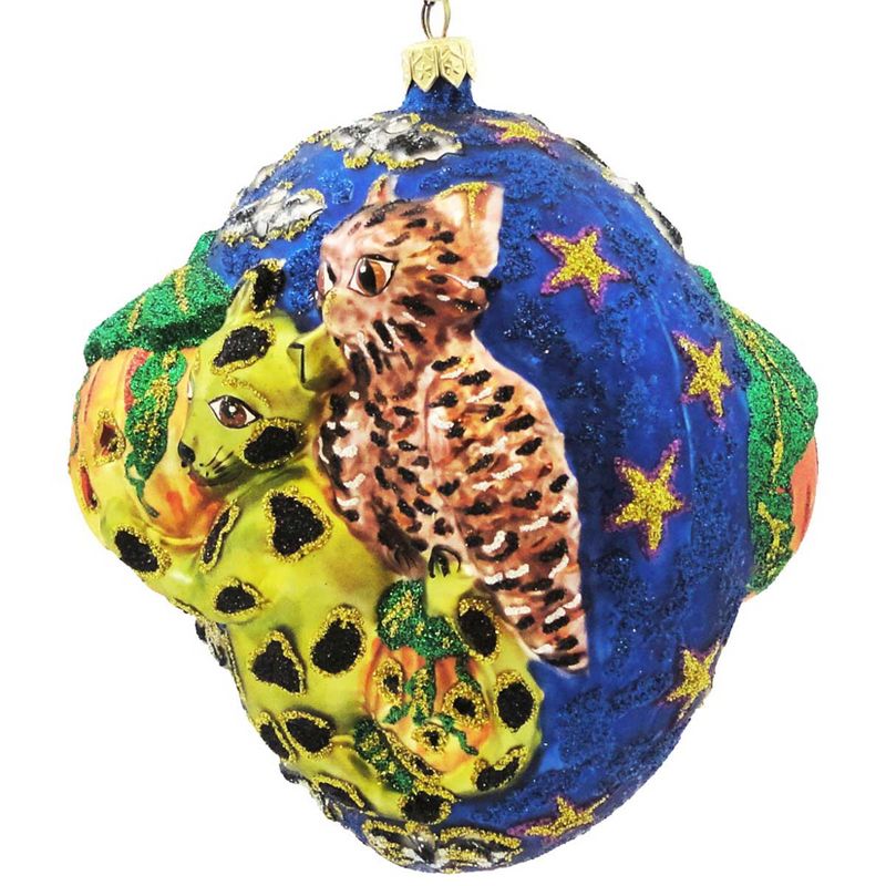 Larry Fraga Full Moon. Halloween Ornament Kitty Bat  -  Tree Ornaments