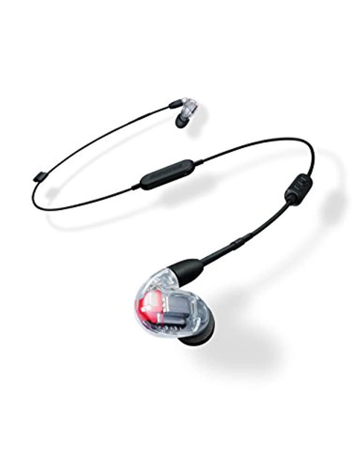Shure SE846 Sound Isolating Earphones with Bluetooth, Remote & Mic Cables, Clear