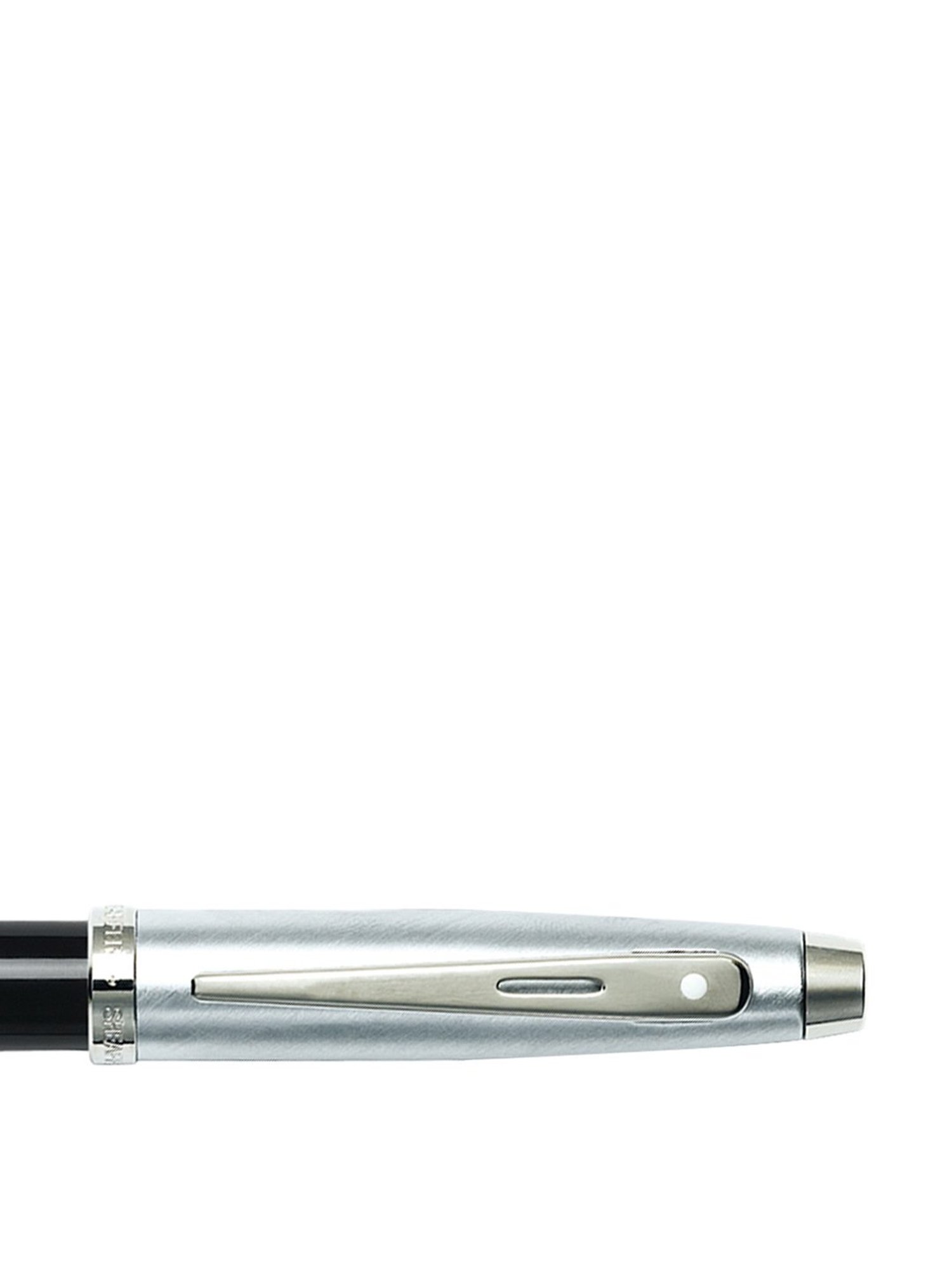 Sheaffer 9313 Gift 100 Rollerball Pen - Black Barrel Brushed Chrome Cap