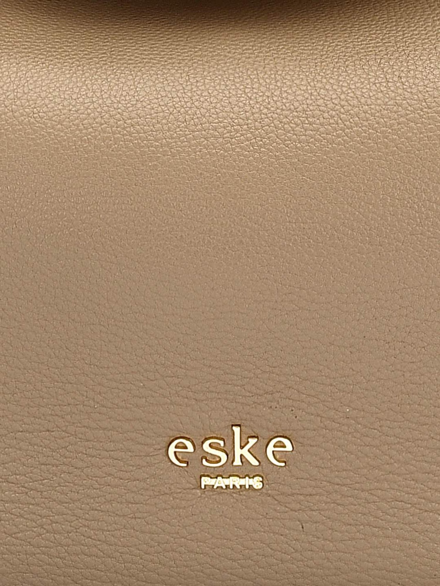 Eske Emma Brown Rivets Medium Hobo Shoulder Handbag