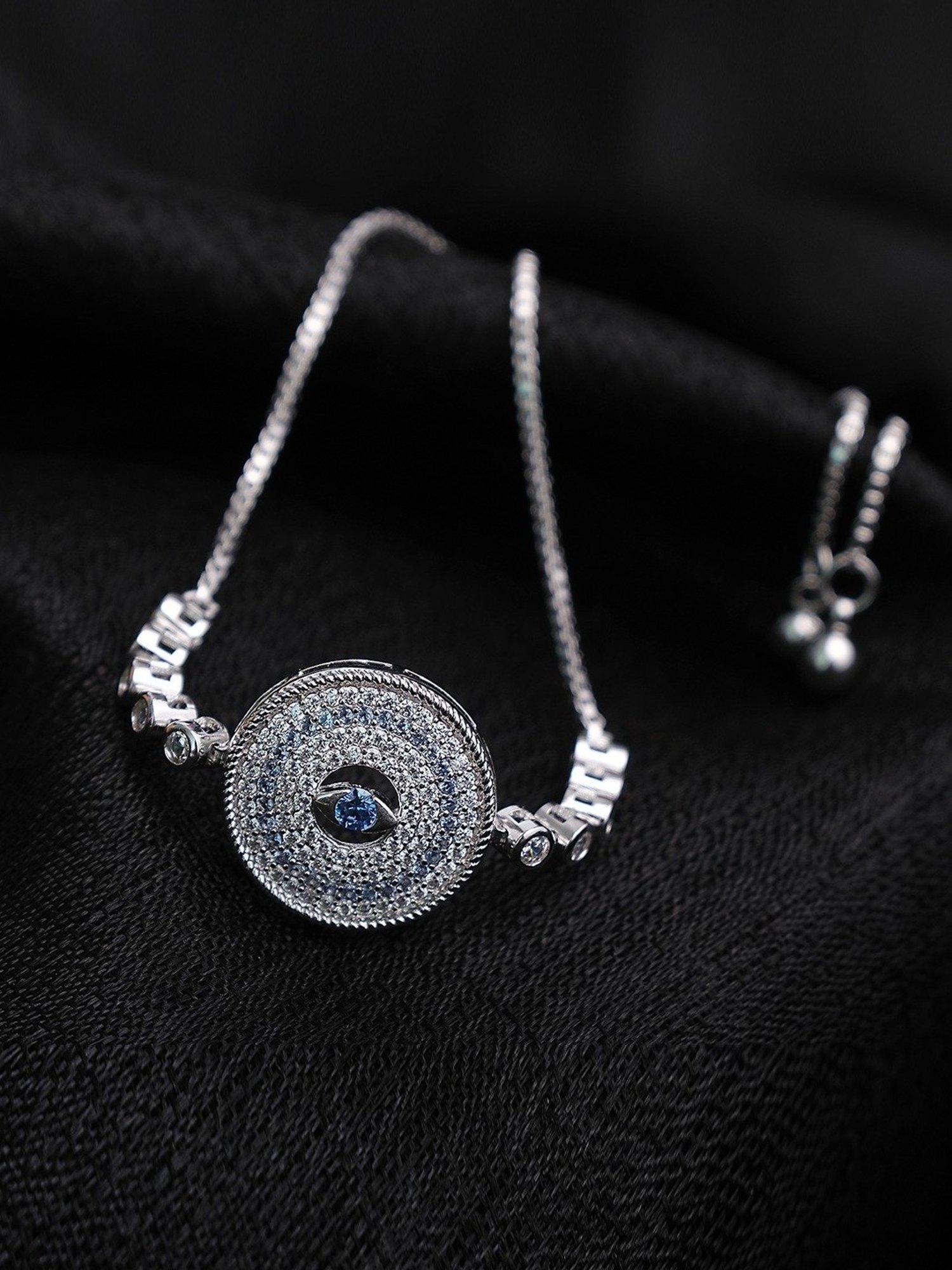 The Real Effect London 800 Silver CZ Bracelet for Women