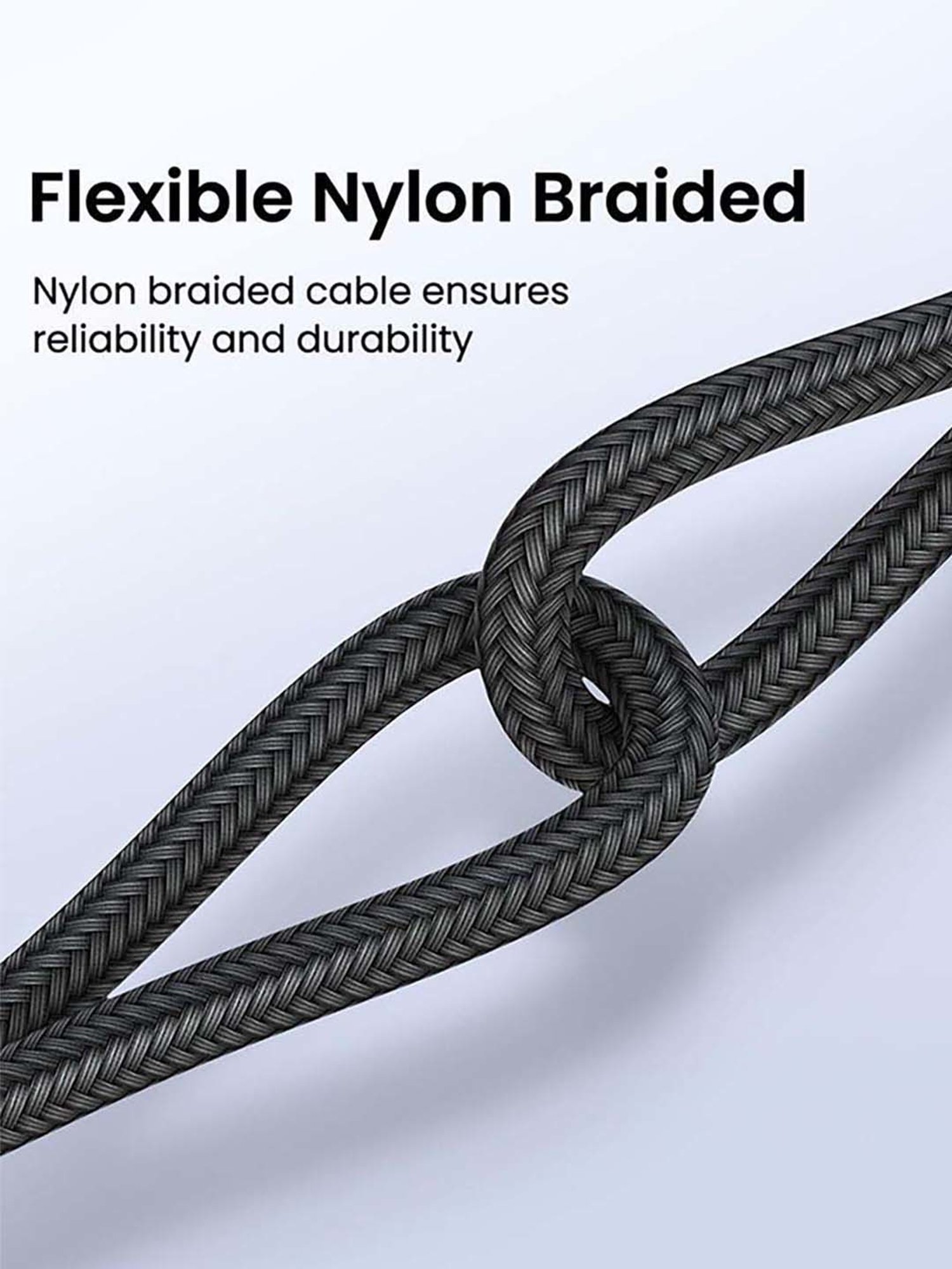 Moerdon MUC-C4C100W 100 Watt Fast Charging Data transfer Cable (Black)