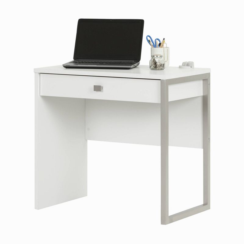 Interface Desk with 1 Drawer Pure White - South Shore