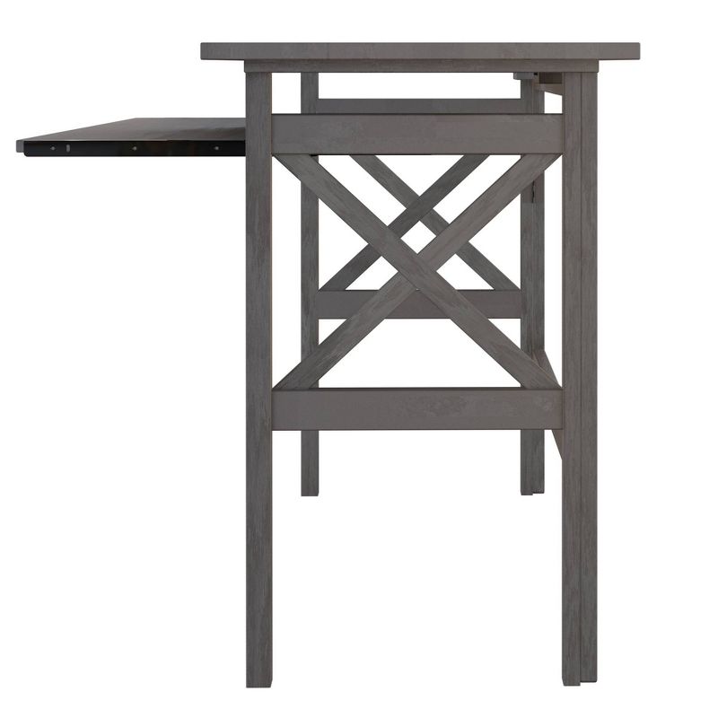 Xander Foldable Desk Oyster Gray - Winsome