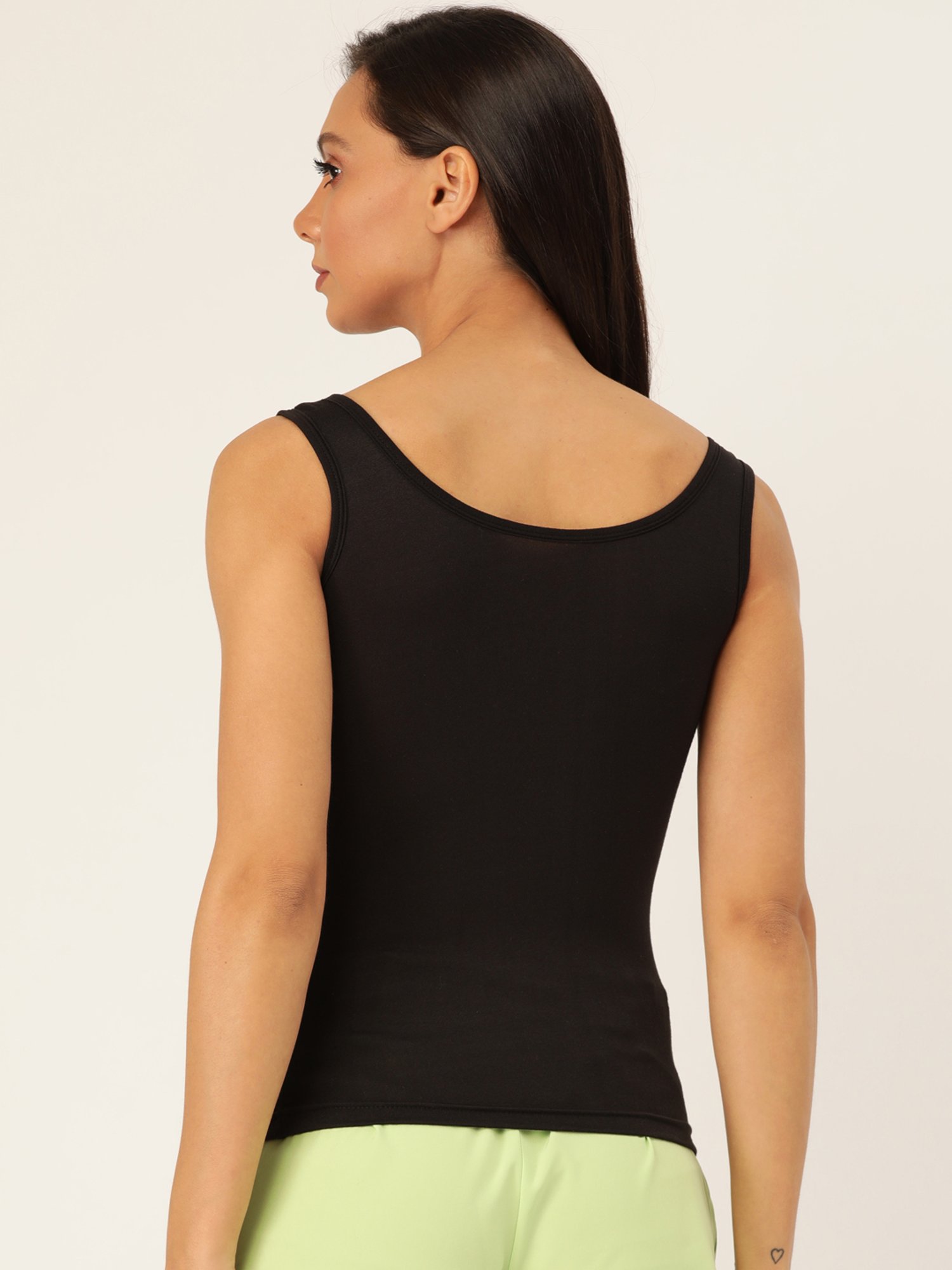 Lady Lyka Multicolor Cotton Camisole (Pack Of 2)