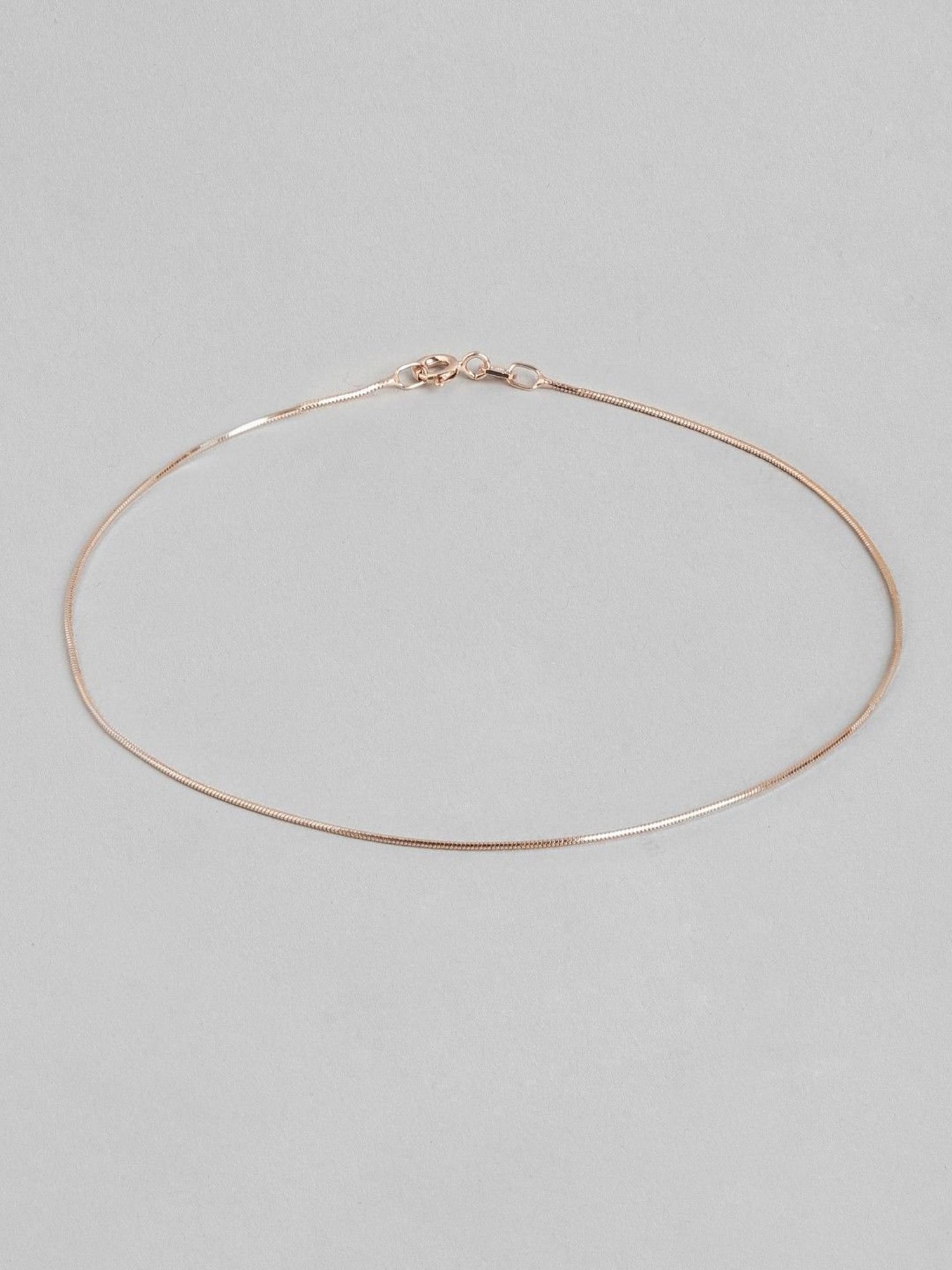 Zavya 92.5 Sterling Silver Anklet for Women