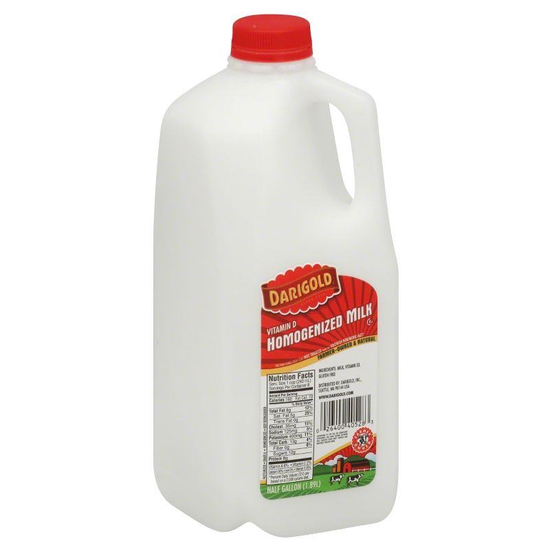 Darigold Homogenized Milk - 0.5gal