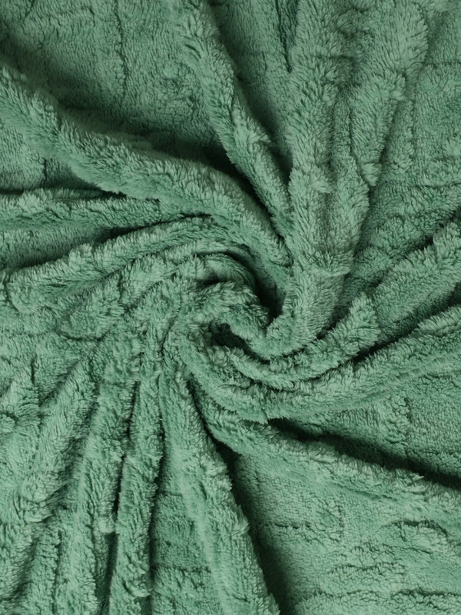 Dhrohar Olive Green Polyester 300 GSM Double Bed Blanket