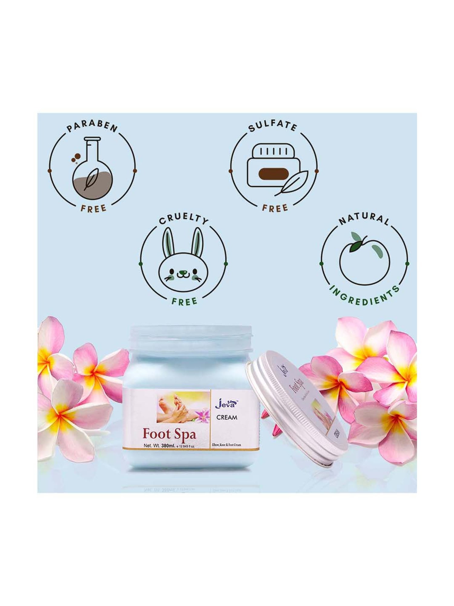 Foot Spa Elbow,Knee & Foot Cream - 380 ml
